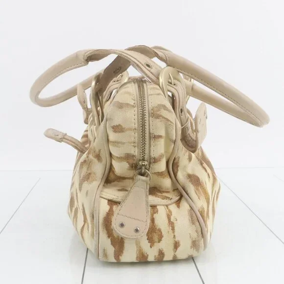 Christian dior canvas Handbag Leopard Print - Picture 4 of 10